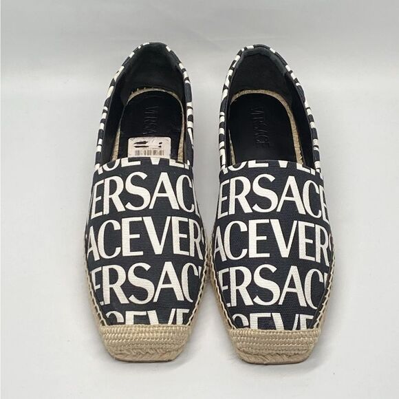 Versace Repeat Logo Espadrilles size 41 - Picture 3 of 13